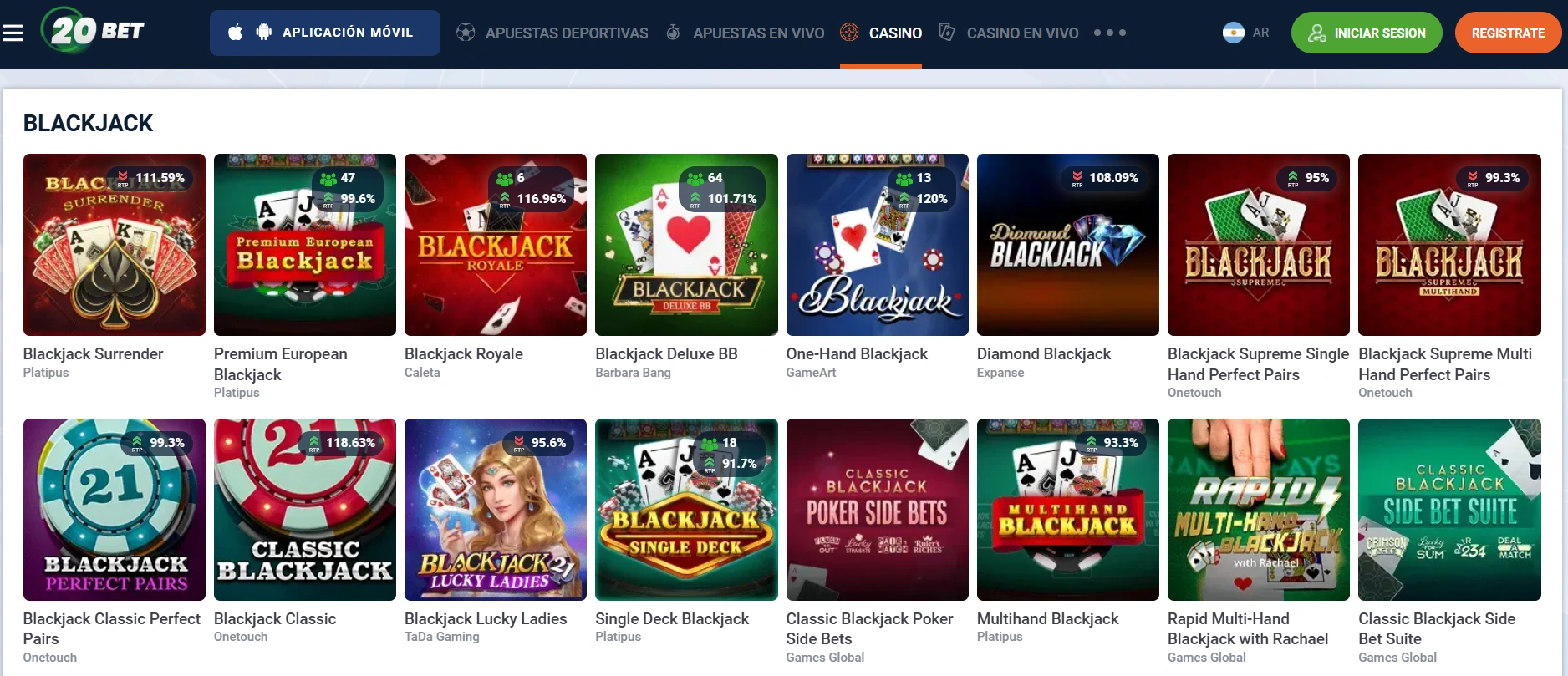 20Bet casino